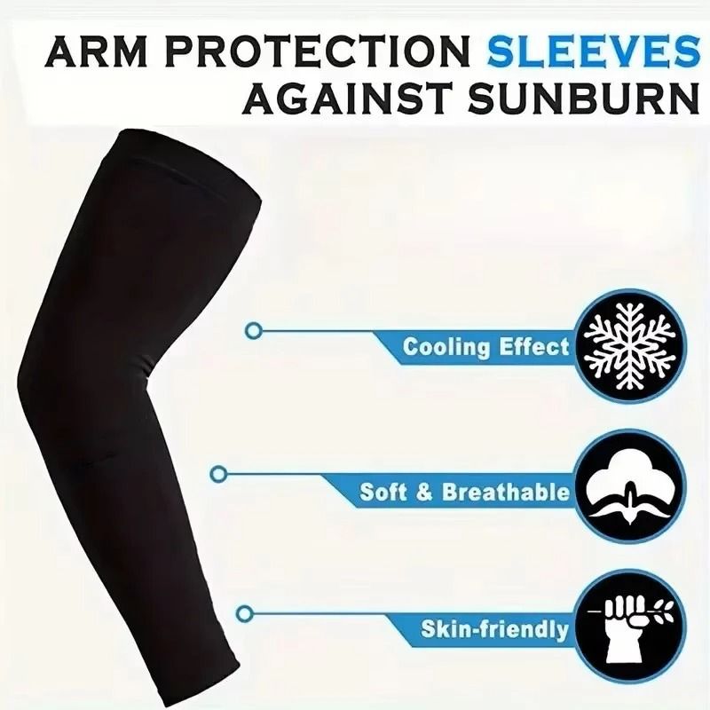 Breathable Sun Protection Sleeves UV Protective Arm Covers For Sports Driving And Outdoor Adventur 2