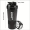 2Tier Shaker Bottle With Powder Storage Ideal For Protein Shakes Gym And Fitness 2