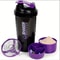 2Tier Shaker Bottle With Powder Storage Ideal For Protein Shakes Gym And Fitness 6