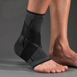 adjustable compression ankle support for sports and daily protection