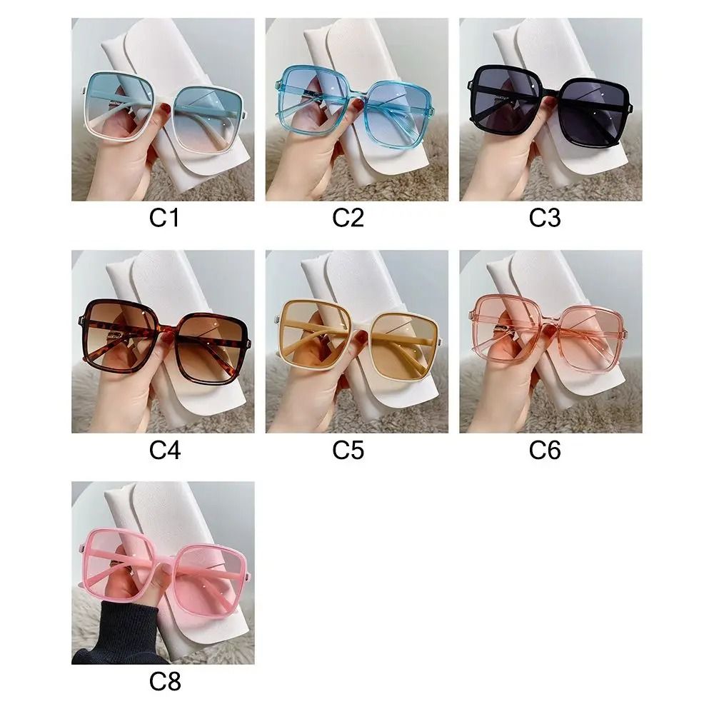 Oversized Vintage Square Sunglasses For Women With UV400 Protection 5