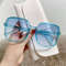 Oversized Vintage Square Sunglasses For Women With UV400 Protection 8