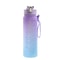 Motivational Sports Water Bottle With Time Markers And Leak Proof Straw 8