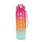Motivational Sports Water Bottle With Time Markers And Leak Proof Straw 10