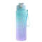 Motivational Sports Water Bottle With Time Markers And Leak Proof Straw 13