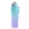 Motivational Sports Water Bottle With Time Markers And Leak Proof Straw 13