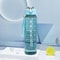 Motivational Sports Water Bottle With Time Markers And Leak Proof Straw 18