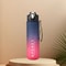 Motivational Sports Water Bottle With Time Markers And Leak Proof Straw 20