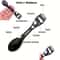 Multifunctional Outdoor Fork Spoon Tool With Bottle Opener 5