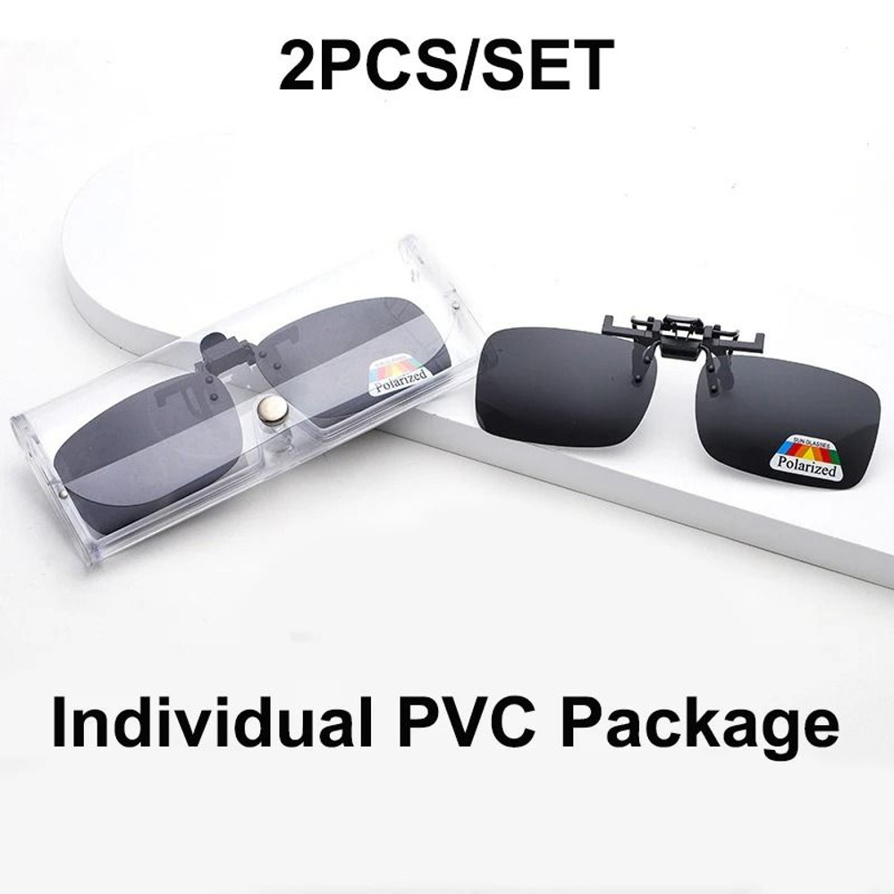 Polarized Clip On Sunglasses For Myopia Glasses 1