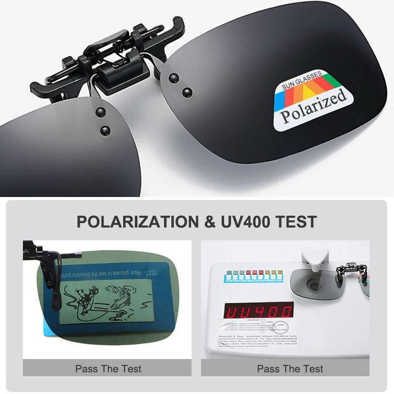 Polarized Clip On Sunglasses For Myopia Glasses 3