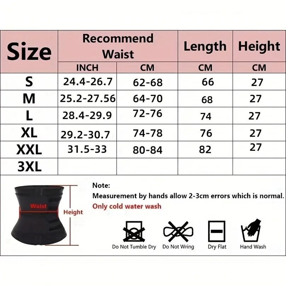 Waist Trainer Slimming Body Shaper Fitness Belt 6