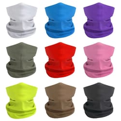 breathable neck gaiter dustproof quick dry head scarf for outdoor activities