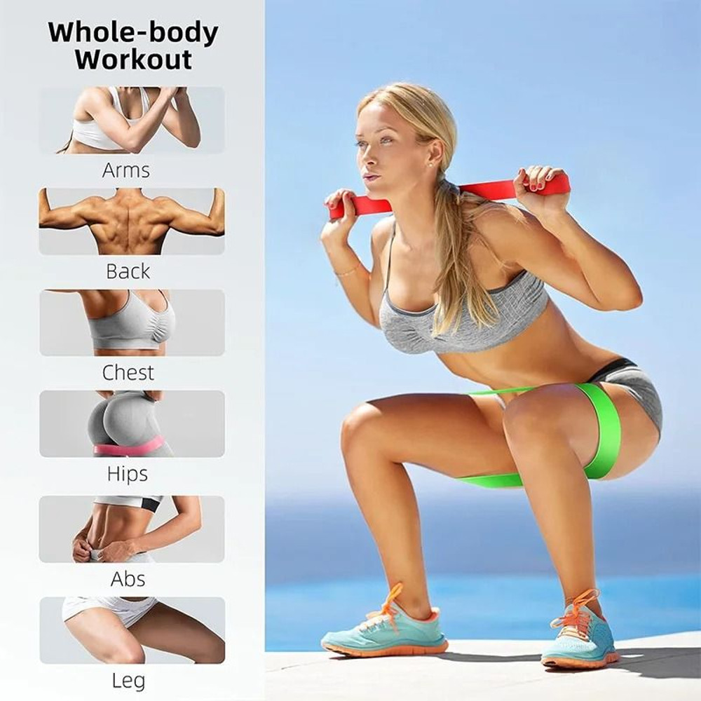 Resistance Bands Set For Yoga Fitness Training And Full Body Workouts 2