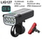 4800 Lumen USB Rechargeable Bicycle Light With 10000mAh Battery And Rainproof Design 7