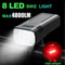 4800 Lumen USB Rechargeable Bicycle Light with 10000mAh Battery and Rainproof Design
