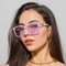 Womens Square Fashion Sunglasses With UV400 Protection 4