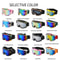 Large Frame Ski Goggles With Colorful Anti Glare Lens For Snow Sports 0