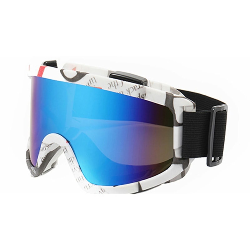 Large Frame Ski Goggles With Colorful Anti Glare Lens For Snow Sports 11