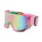 Large Frame Ski Goggles With Colorful Anti Glare Lens For Snow Sports 8