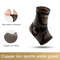 Copper Infused Ankle Support Compression Sleeve For Pain Relief And Stability 6