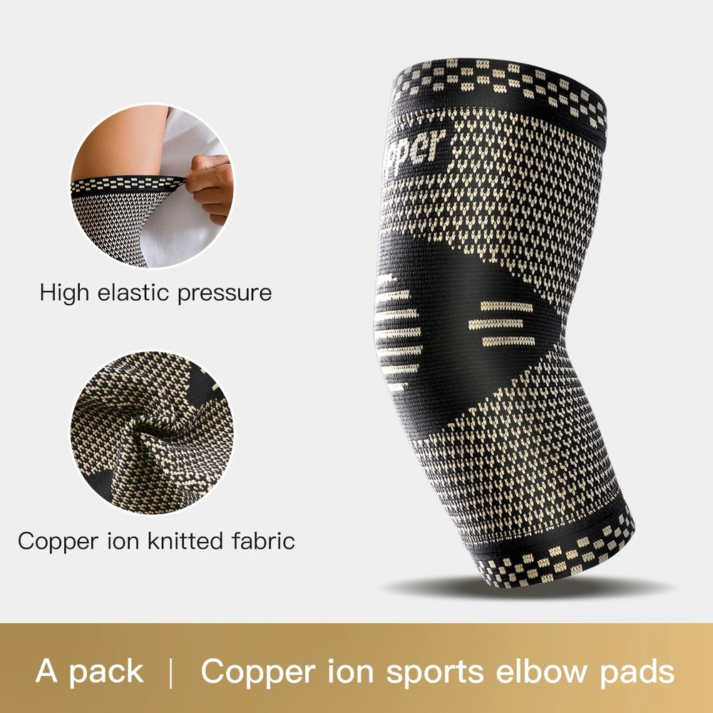 Copper Infused Ankle Support Compression Sleeve For Pain Relief And Stability 7