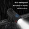 Super Bright LED USB Rechargeable Bicycle Front Light And Taillight Set 2