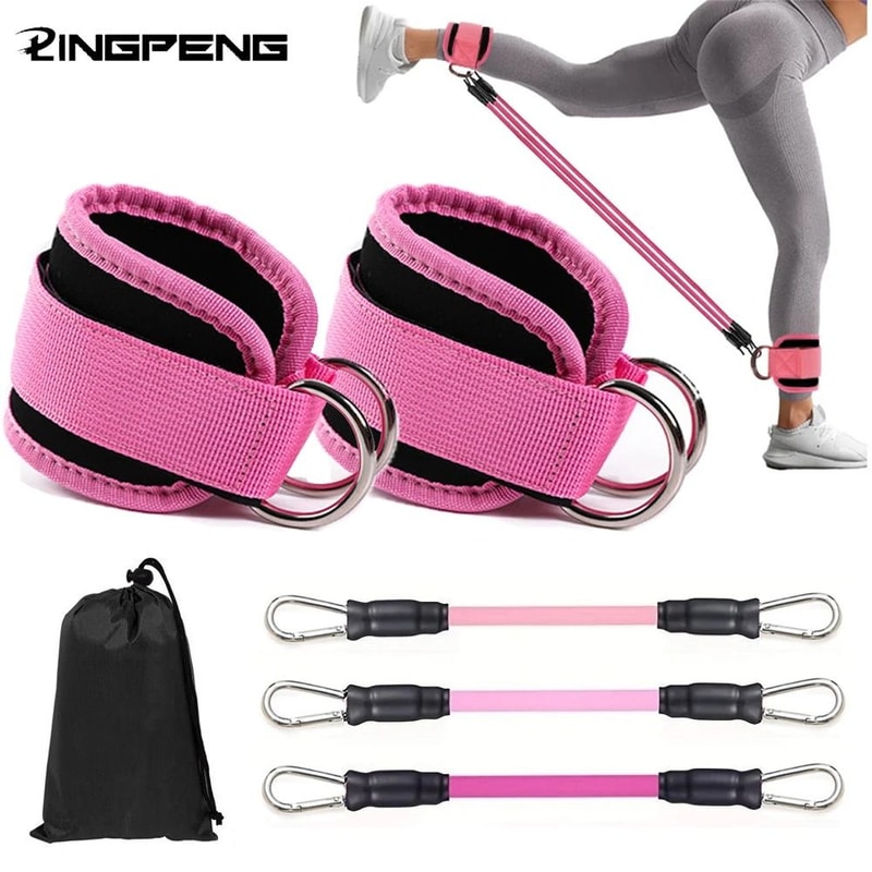Ankle Straps Resistance Bands Set For Leg Glute And Hip Training 1