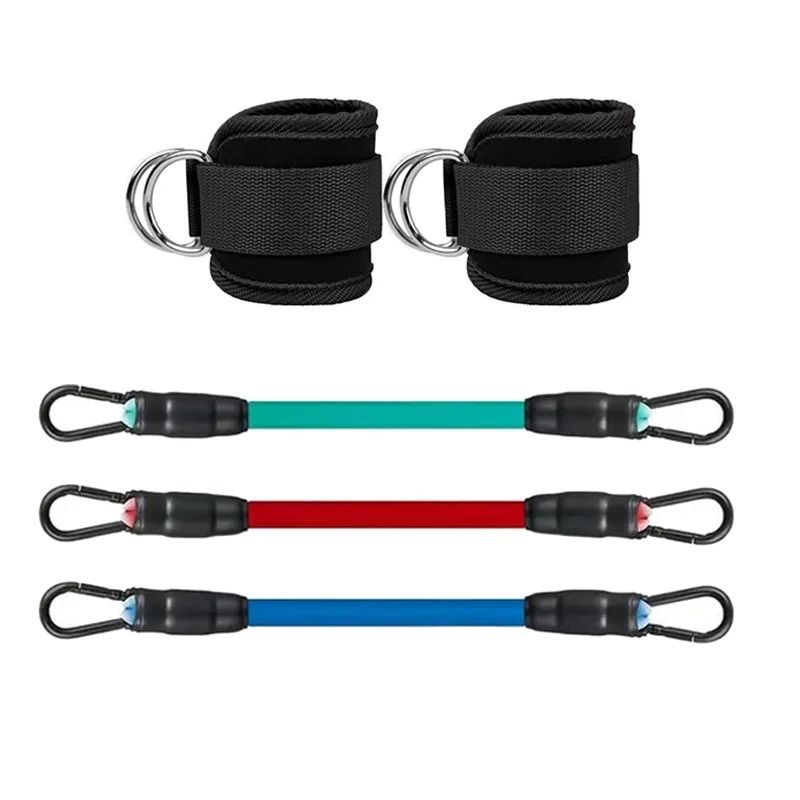 Ankle Straps Resistance Bands Set For Leg Glute And Hip Training 7