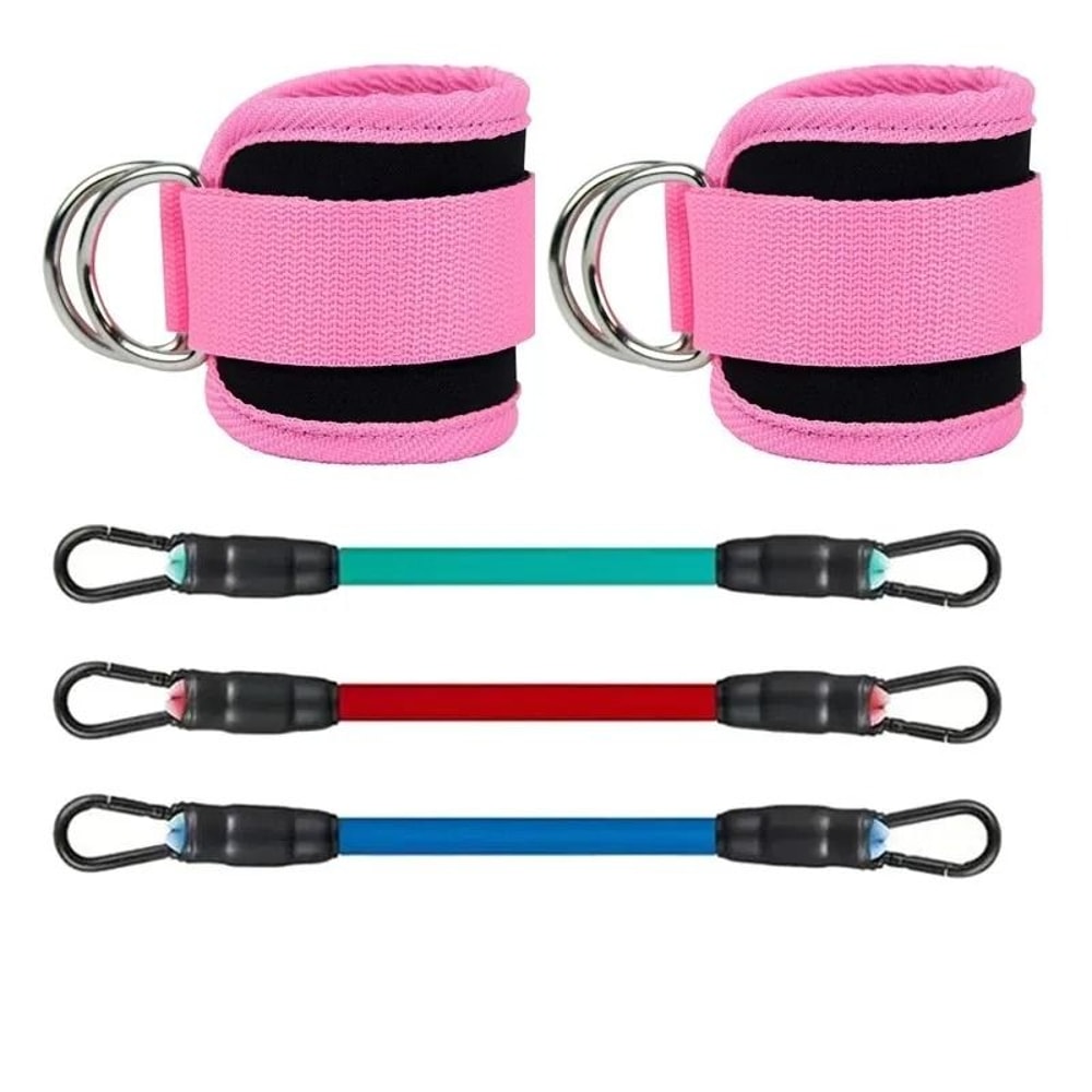Ankle Straps Resistance Bands Set For Leg Glute And Hip Training 9