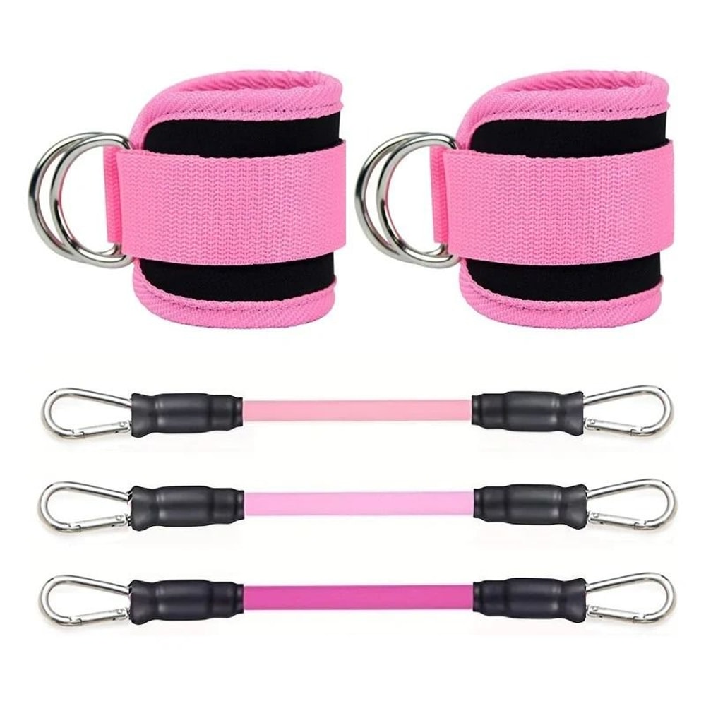 Ankle Straps Resistance Bands Set For Leg Glute And Hip Training 15