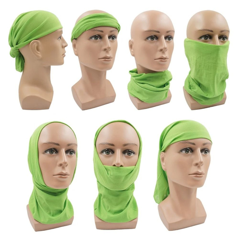 Dyeing Color Neck Gaiter Seamless Multifunctional Bandana For Men And Women 1