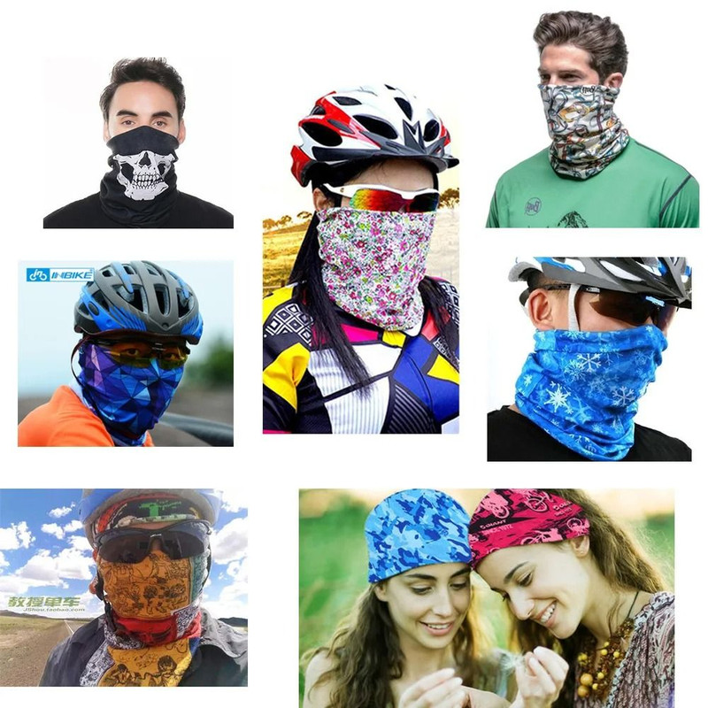 Dyeing Color Neck Gaiter Seamless Multifunctional Bandana For Men And Women 3