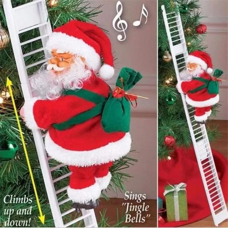 Climbing Santa Christmas Decoration Doll 15
