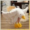 Thicken Coral Fleece Hooded Robe With Cute Goose Design 0