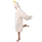 Thicken Coral Fleece Hooded Robe With Cute Goose Design 4