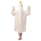 Thicken Coral Fleece Hooded Robe With Cute Goose Design 6