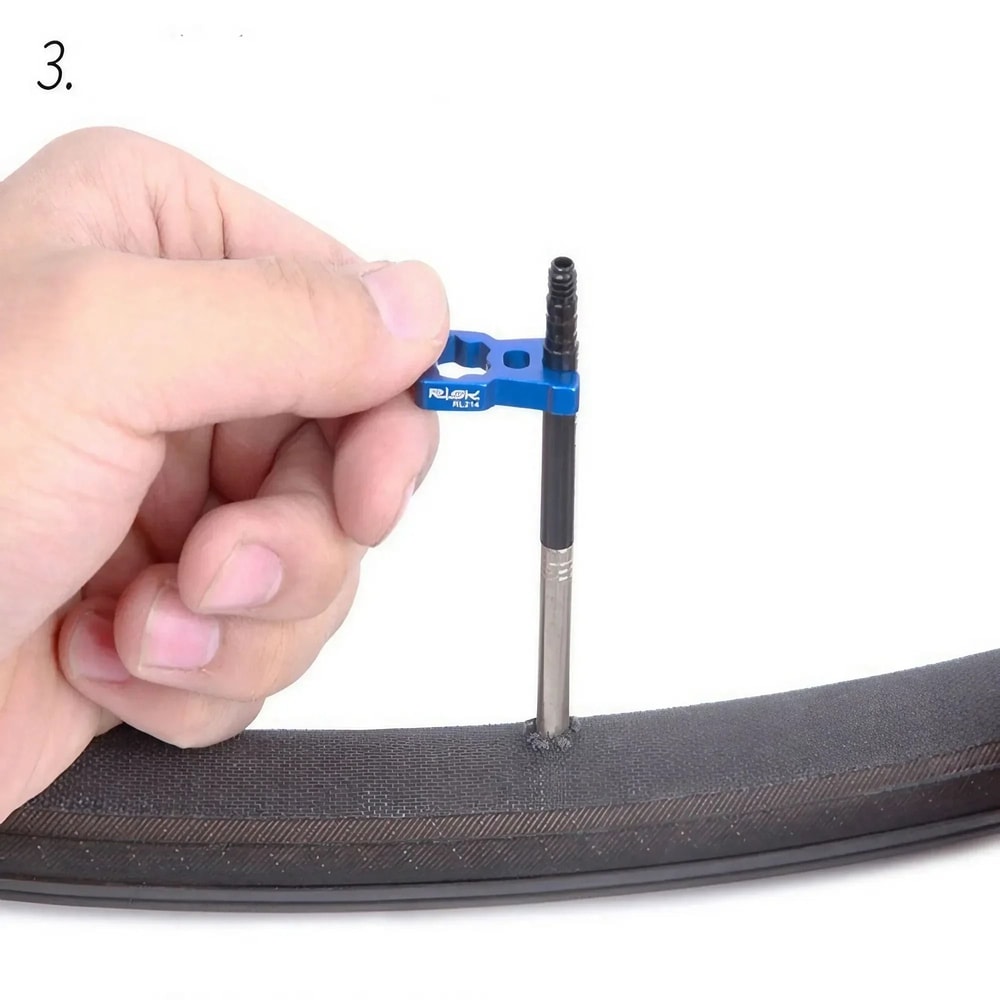 Portable Bicycle Valve Core Tool 4 In 1 3