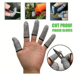 anti cutting finger gloves high performance protection for kitchen and outdoor work 10 pack