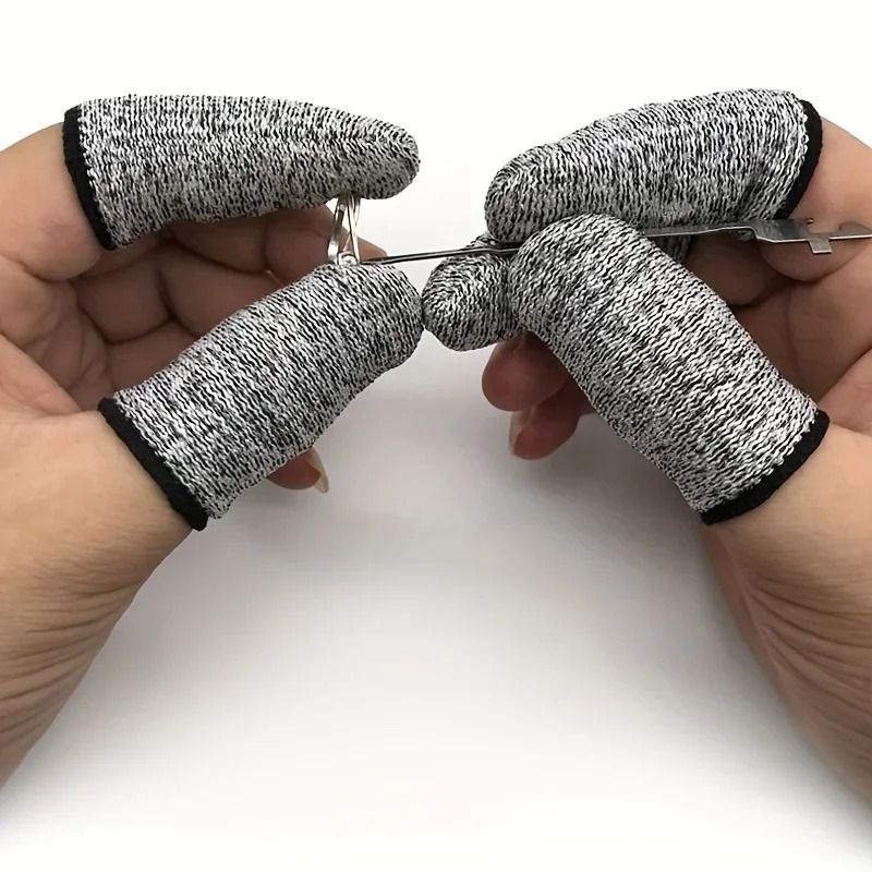 Anti Cutting Finger Gloves High Performance Protection For Kitchen And Outdoor Work 10 Pack 4