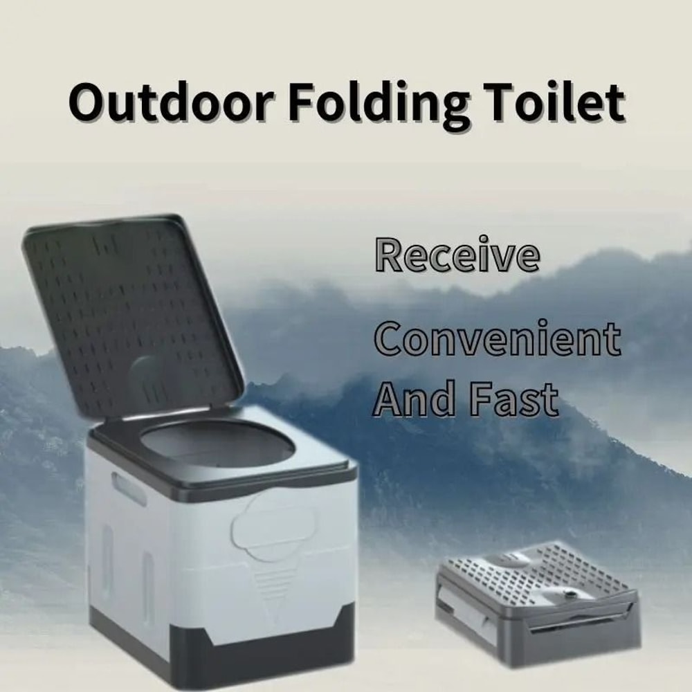 Portable Folding Travel Toilet For Adults 0