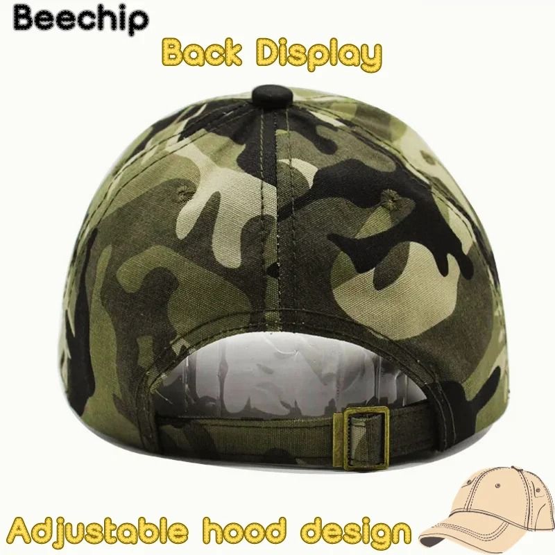 Mens Outdoor Sun Protection Camo Baseball Hat 4