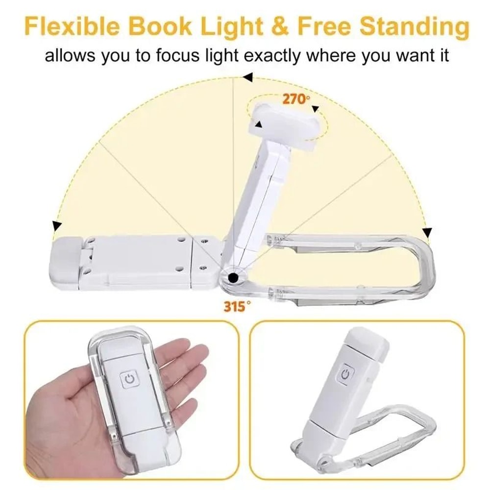 LED USB Rechargeable Book Light 2
