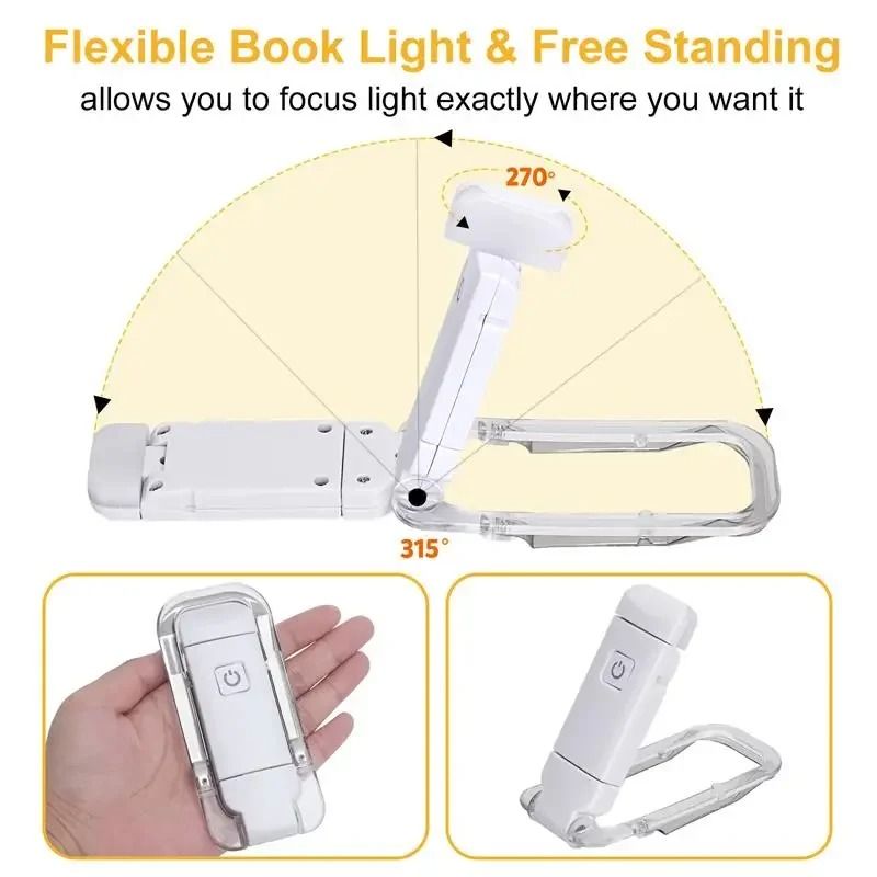 LED USB Rechargeable Book Light 2