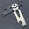 Stainless Steel Tactical EDC Multi Tool Pocket Crowbar Screwdriver Keychain 0