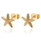 Vintage Summer Starfish Stainless Steel Stud Earrings For Women 1