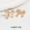 Vintage Summer Starfish Stainless Steel Stud Earrings For Women 5