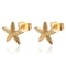 Vintage Summer Starfish Stainless Steel Stud Earrings For Women 6