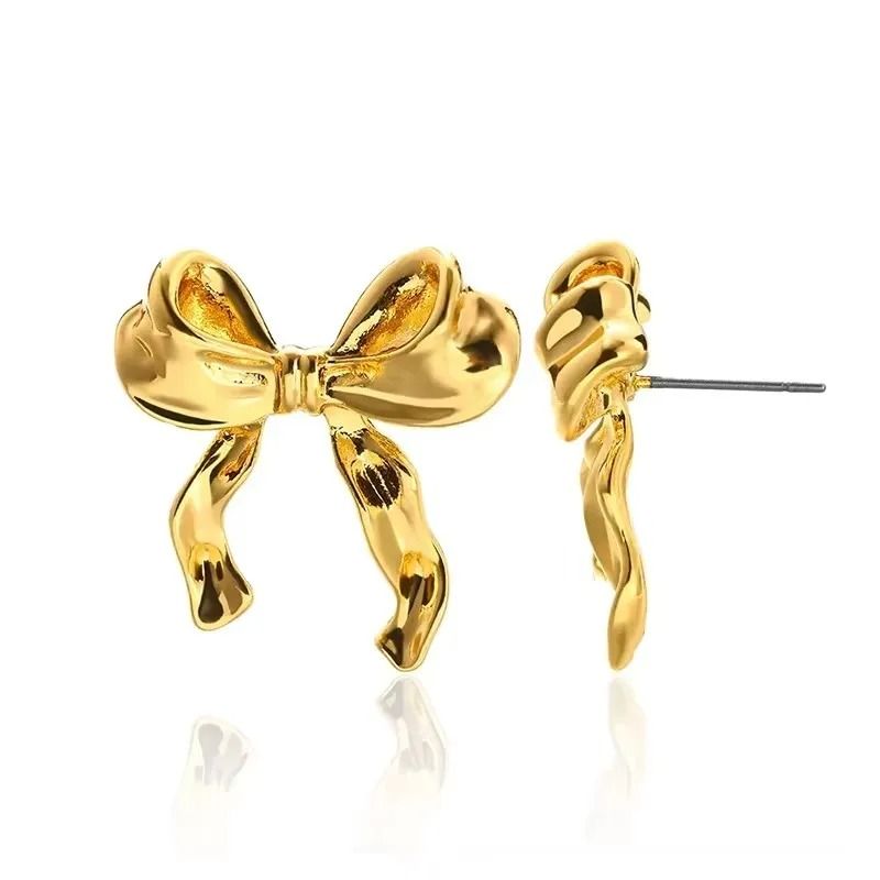 Vintage Summer Starfish Stainless Steel Stud Earrings For Women 8