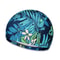 Waterproof Leaf Print Swimming Cap With Ear Protection And Non Slip Design For Adults 2